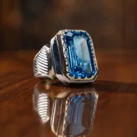 انواع انگشتر و دستبند و نیم ست با سنگها طبیعی