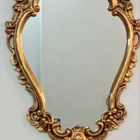 آینه کنسول طلایی