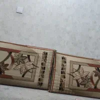 ساعت دیواری و پشتی در حد نو|پشتی|آبیک, |دیوار