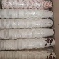 فروش لیوان کاغذی ۲۲۰ و کرافت|ظروف نگهدارنده، پلاستیکی، یک‌بارمصرف|بروجرد, |دیوار