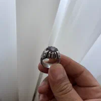 انگشتر نقره عقیق با سنگ سرخ تک چشم|جواهرات|آمل, |دیوار