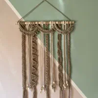 تابلو مکرومه مینیمال و خاص|تابلو، نقاشی، عکس|مشهد, کوشش|دیوار