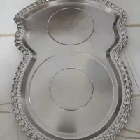 سینی و کاسه زیر سماور