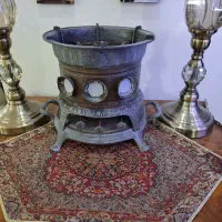 چراغ خوراک پز قاجاری ۳فیتیله