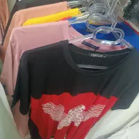 پانزده تاتیشرت زنانه جنس قشم رنگ طرح مخطلف|لباس|گنبد کاووس, |دیوار