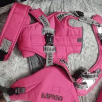 آغوشی نوزاد بهمراه ساک مامی بگ دخترونه کریر صورتی