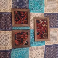 سه عدد تابلو دست بافت