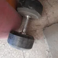 دمبل ۳۰کیلوی ک جفتش میشه 60کیلو|تجهیزات ورزشی|خرمآباد, |دیوار