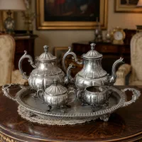 سرویس چای‌خوری سیلور پلیت
