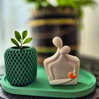 دکوری ها و گیفت سنگ مصنوعی و شمع|صنایع دستی و سایر لوازم تزئینی|اصفهان, طامه|دیوار