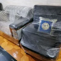 مبل راحتی استیل به همراه ناهر خوری چپندر ۴نفره