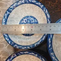 سرویس ۷پارچه انارخوری آبی قلم.قدیمی|ظروف سرو و پذیرایی|تهران, آشتیانی|دیوار