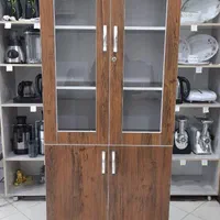 کتابخانه زونکن خور درب شیشه اثاث مارکت|کتابخانه، شلف، قفسه‌های دیواری|سیرجان, |دیوار