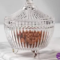 قندان بلور رنگی با کیفیت خوب و قیمت خوب