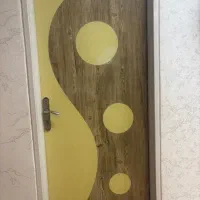 در چوبی بدون قفل بدون کف بند