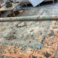 فرش 12 متری نو طرح سلطان آباد نسکافه ای هرمس