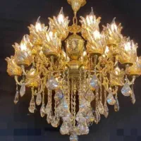 لوستر برنز ۱۲شاخه ۲۴ شعله
