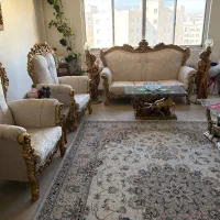 سرویس مبلمان ۷ نفره با ناهار خوری نو مناسب جهیزیه