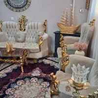 مبل نیمه‌استیل شیک و باکلاس، در حد نو