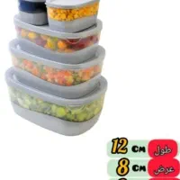 ست 5عددی روشا|ظروف نگهدارنده، پلاستیکی، یک‌بارمصرف|بند زرک, |دیوار