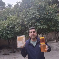 عسل طبیعی با برگ آزمایش همراه ارسال رایگان