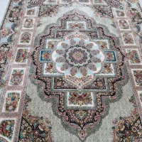 دوخته فرش ۹ متری طرح حوض نقره