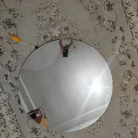 یک عدد ایینه چراغ دار دایره ای|آینه|کلاله, |دیوار