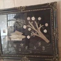 یه قطعه تابلو کار دست جنس خوب|تابلو، نقاشی، عکس|قم, لسانی|دیوار