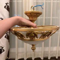 چراغ سقفی دکوراتیو سقفی جنس برنز|لوستر و چراغ آویز|تهران, ونک|دیوار