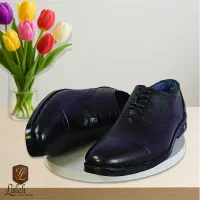 کفش چرم طبیعی مشکی کلاسیک