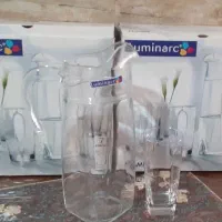 ست کامل پارچ و لیوان لومینارک اصل فرانسه