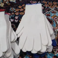 دستکش نخی سفید نو