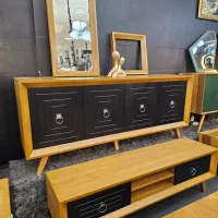 آینه کنسول بلوط|بوفه، ویترین، کنسول|مشکین‌دشت, |دیوار