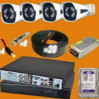 دوربین مداربسته ضبط و پخش لحظه ای *& پک تکمیل