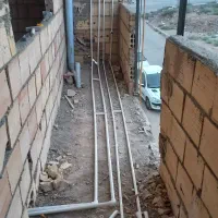 تاسیسات . لوله کشی آب فاضلاب نصبیات و بازسازی