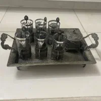 ست چایخوری گل خاتم|ظروف سرو و پذیرایی|تاکستان, |دیوار