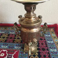 سماور روسی سینی نقره