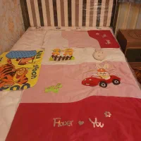 تشک و لحاف خواب نوزاد به همراه زیرپایی کودک|رختخواب، بالش، پتو|بندر ماهشهر, |دیوار