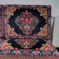 6 عدد پشتی دست بافت