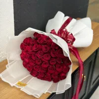 گلفروشی دسته گل رز قرمز هلندی|گل و گیاه طبیعی|تهران, شهرک غرب|دیوار