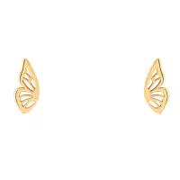 گوشواره میخی طلا 18 عیار زنانه نیکان گلد مدل پروا