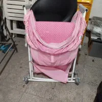 گهواره  تخت کنار مادر صورتی|تخت و صندلی بچه|رشت, توشیبا|دیوار