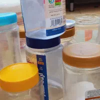 سطل ماستی و شیشه مربا و ...|ظروف نگهدارنده، پلاستیکی، یک‌بارمصرف|اصفهان, سعادت‌آباد|دیوار
