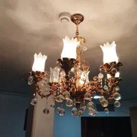 لوستر برنجی|لوستر و چراغ آویز|اصفهان, هزارجریب|دیوار