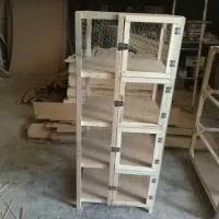 قفس چوبی(جفتگاه) و میخ کبوتر