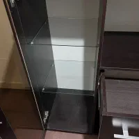 کمد چوبی با درب شیشه ای|جاکفشی، کمد، دراور|شاهین‌شهر, مخابرات (شهید بهشتی)|دیوار