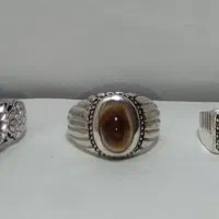 انگشتر مردانه نقره|جواهرات|قزوین, |دیوار