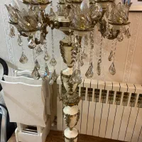 کنارسالنی برنزی ۸شاخه|چراغ خواب و آباژور|اردبیل, |دیوار