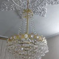 دو عدد لوستر قدیمی کریستال اصل|لوستر و چراغ آویز|تهران, شهرک شریعتی|دیوار