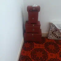 دو عدد صندوق برای جانماز ویک سطل وجا دستمال کاغذی